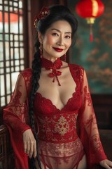 15 Pics. Gorgeous Ladys In Chinese Restaurant. A.I PHOTOS. LAB PROCESSED. TOPZ