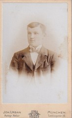 Joh. Urban CDV – Man Portrait – Munich around 1900