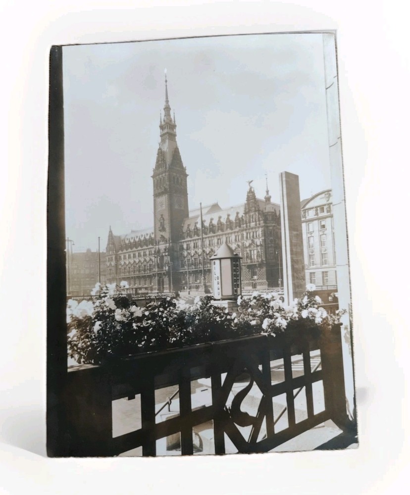 Hans Breuer Photo Of Hamburg In 1928 Stamped From His Studio