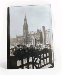 Hans Breuer Photo Of Hamburg In 1928 Stamped From His Studio