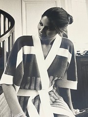 Large Original Silver Print Photo 1970 Vintage Asian Mannequin