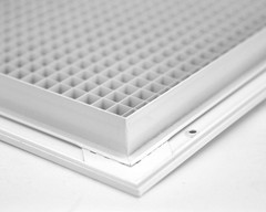 10″ x 12″ or 12″ x 10″ Cube Core Eggcrate Return Air Grille – Aluminum Rust P…