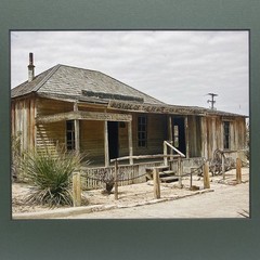 Matted Southwest Justice Of The Peace Building Photo Print 11 X 14 Wall Art