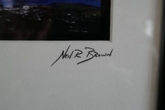 Neil R Brown “Lower Calt Creek Falls” Art Photograph Print Signed