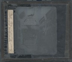 Catacombs San Sebastian, Drawing Plate Glass, Black & White, Positive