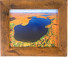 Hagerman Lake, Iron River, Iron County, Michigan, Overhead Photo. Frame Optional