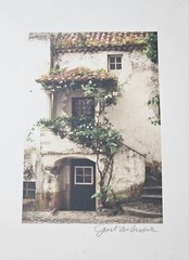 Janet VAN ARSDALE – Signed Photo – Obidos, Portugal – 16″ X 14″