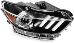 Headlight Assembly Fit for Ford Mustang 2015-2020 Xenon Type | Fit 2015-2020 for