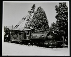 OAHU SUGAR CO HAWAII Engine #5 Locomotive Station Photograph Vtg 50s Railway