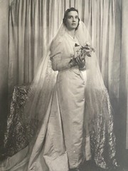 1920’s~1930’s H. R. Cremer Art Deco Photograph Bride 14” x 10”.
