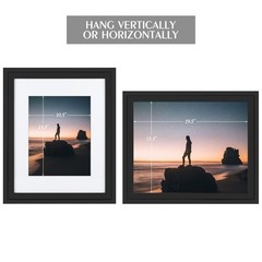 Golden State Art, 16×20 Picture Frame – Displays 11×14 Photo with Mat or 16×2…