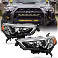 – for 2014-2020 Toyota 4Runner Halogen Chrome Projector Headlights Headlamps Ass
