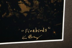 Silhouette Blackbirds Photo 8″ x 10″ in 11″ x 14″ Matte Signed by Kim Barry