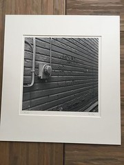 BRUCE BLUM SIGNED B&W Photo Print (14″X 14 «)-«Alley Left»