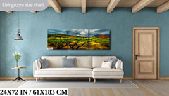 Stormy Glow: Arizona American Southwest Landscape Nature Wall Art Canvas Print