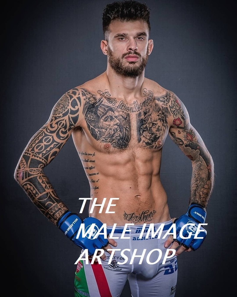 MALE PORTRAIT #0721-124-BOXER-free shipping in usa