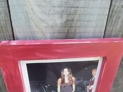 Sofia Vergara @ 2009 with hand made/painted/reliced wooden frame , 10% St. Judd