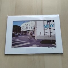 Matted Photo Print San Francisco Bike Bicycle City Modern Photography Home Decor