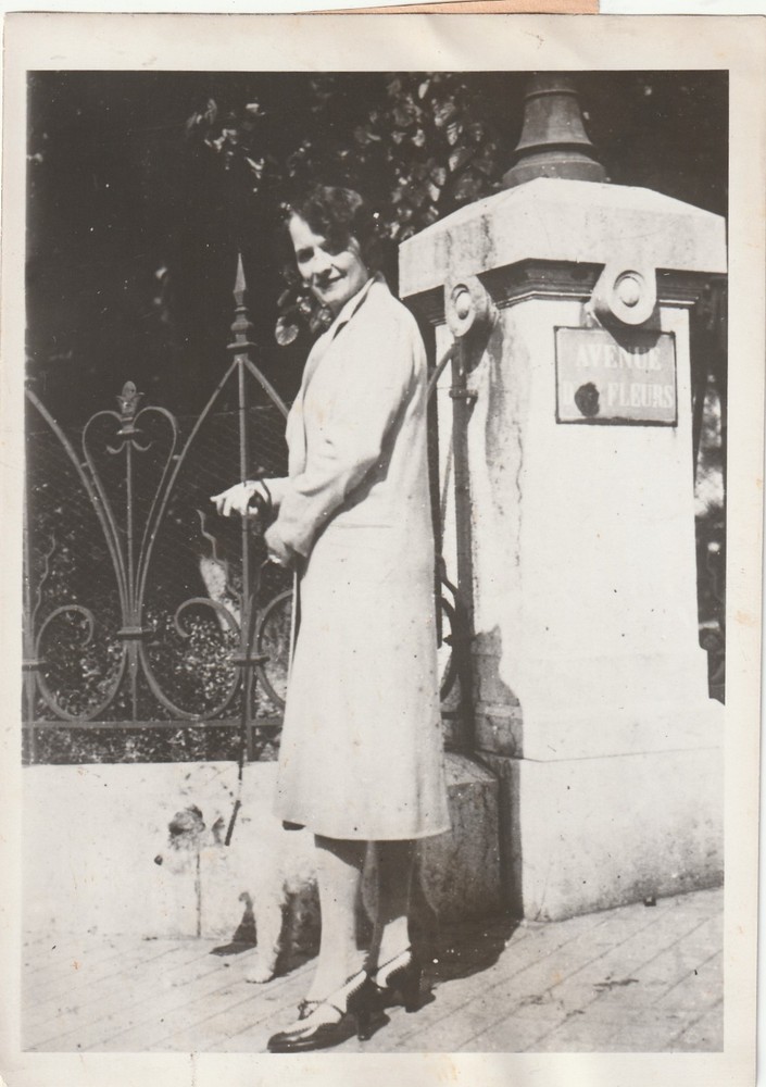 Press Photo The Bride Andree Carron of Aga Khan III Prince of the Orient 1929