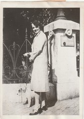 Press Photo The Bride Andree Carron of Aga Khan III Prince of the Orient 1929