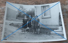B/W Photo 4 Women from Jeßnitz Saxony Anhalt Age Unknown?
