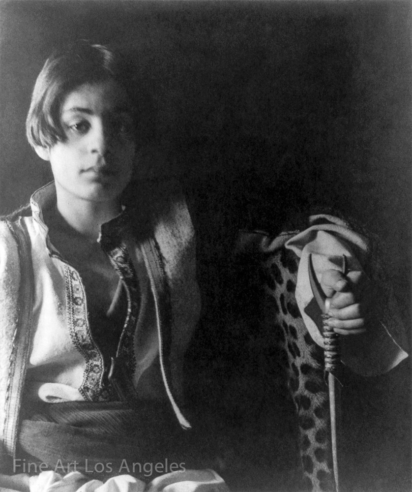 Fred Holland Day photo, young Khalil Gibran, 1898