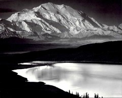 1986 ’47 Ansel Adams Mt McKinley Wonder Lake Denali Park Alaska Large Art Photo