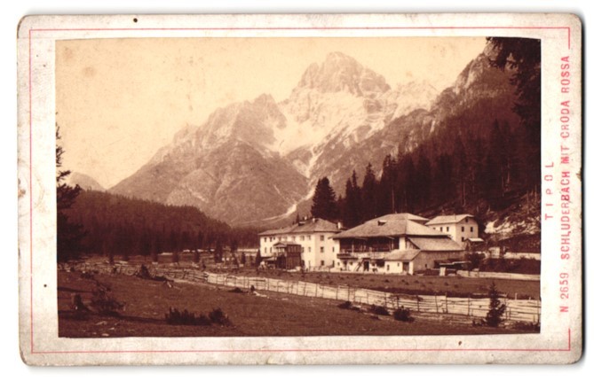 Photography Alois Beer, Klagenfurt, view Schluderbach, idyllic mountains