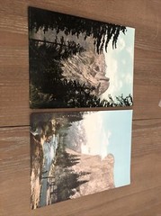 SUPERB 1898 Original Photo Lot Of 2 South Dome El Capitan YOSEMITE 7” x 9”