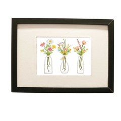 Floral Vase Wall Art Printable | Modern Botanical Decor | Digital Download Print