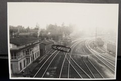 Photo Railway Steam Locomotive 52 BR Löbau Saxony Building Track Rails Image 1973 GDR