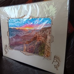 JAMES THOMSON Photograph Grand Canyon Sunrise South Rim-Matted & Signed Sealed
