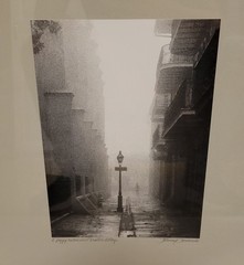 Johnny Donnels A Foggy Mornin Pirates Alley New Orleans Signed Photograph Print