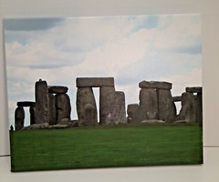 Stonehenge Photograph on Canvas Signed 11″ x 14″