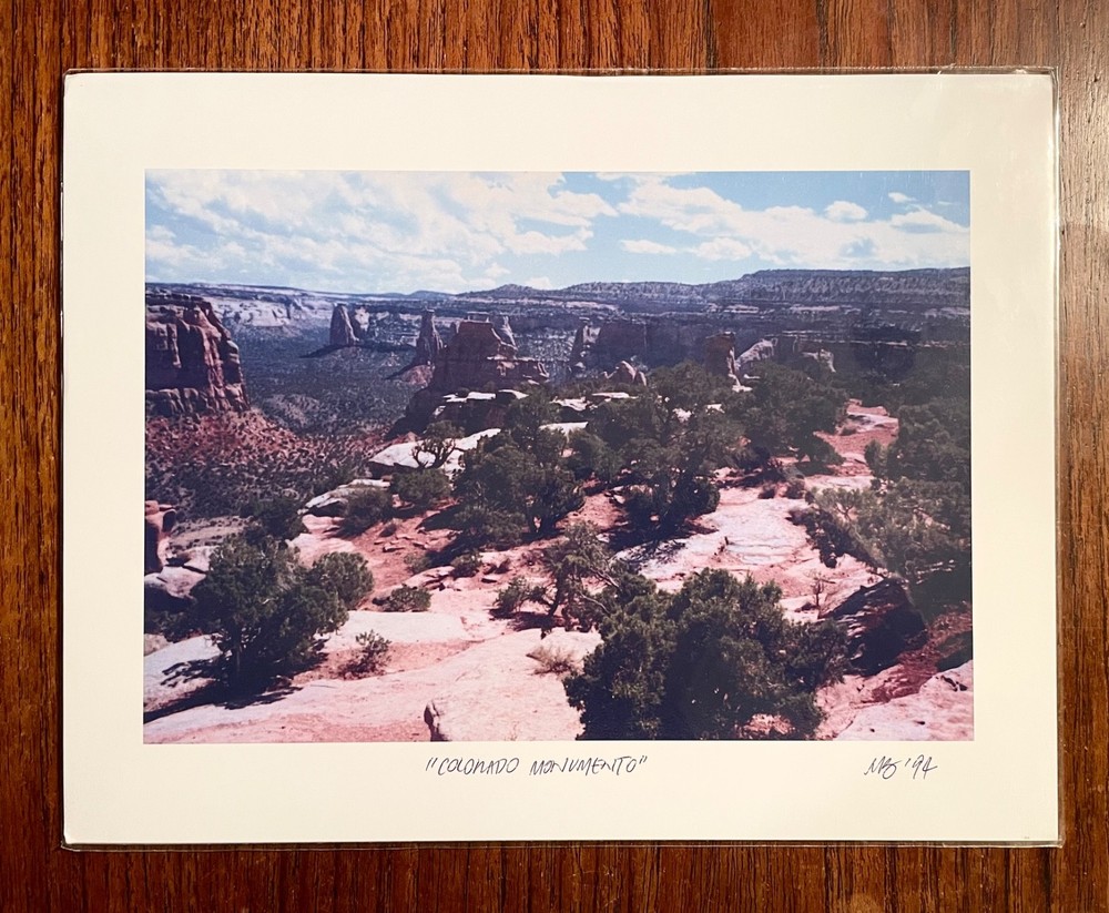 Original photographic print «Colorado Monumento» by Michael Blumenstock