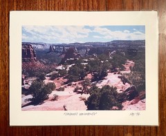 Original photographic print «Colorado Monumento» by Michael Blumenstock
