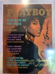 Playmate of the Year 1990 RENEÉ TENISON Autographed Card 204/2750 #1PY