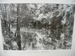 MATTED PHOTOGRAPHY A/P Sana Fe River Reflections By Larry Santucci 2005 16×20