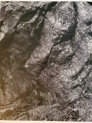 STONE ROCKS GRASS ORIGINAL SIGNED ART PHOTO B&W STETTNER VTG MATTE NJ CAMERA
