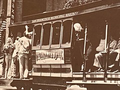 Historic 11×14 B&W Photo, Cable Car At Chinatown , San Francisco By Royce Vaughn