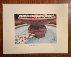 Original photographic print «Fountain Lanterns» by Michael Blumenstock