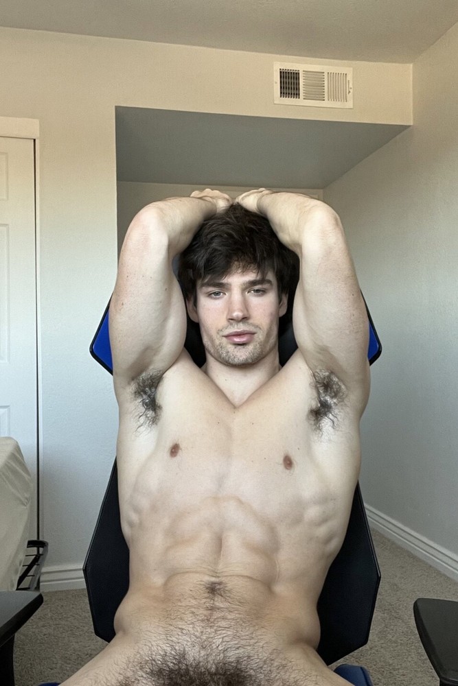 [J002] Handsome Man Cute Male Model Showing Off Body Physique Art Photography