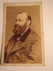Man with Beard & Glasses – Portrait / 1877 CDV Carl von Jagemann Vienna