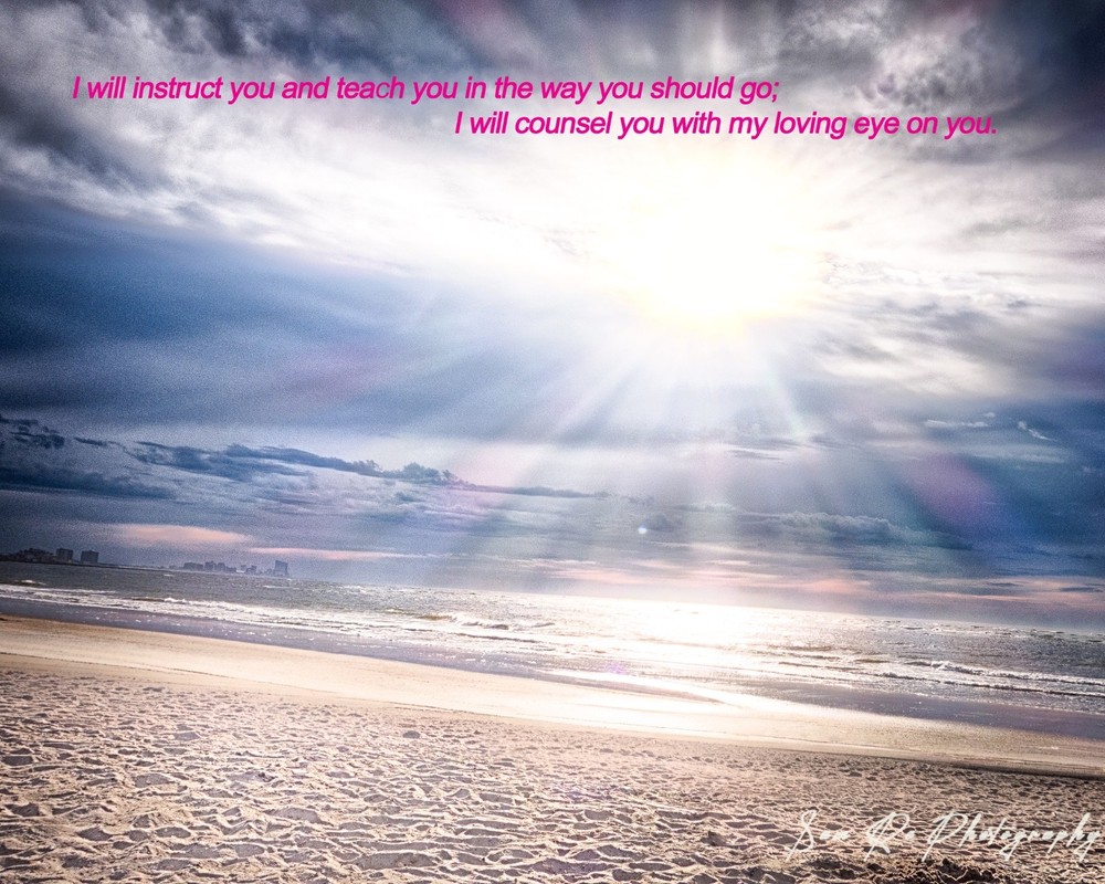 Eye upon you ocean scenic photo printed of premium glossy paper