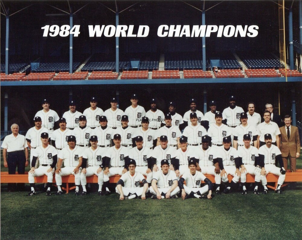 1984 Detroit Tigers 8×10 Colorized Print-FREE SHIPPING