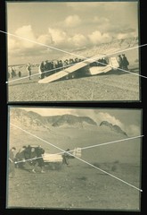 10 orig. Photo 1933 Glider Aircraft Green Post Island of Sylt Bruch, Aviation