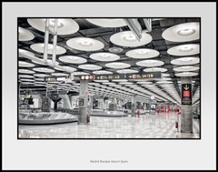 Madrid Spain Barajas Airport 11″ x 14″ Color Photograph (MAD231224547911X14)