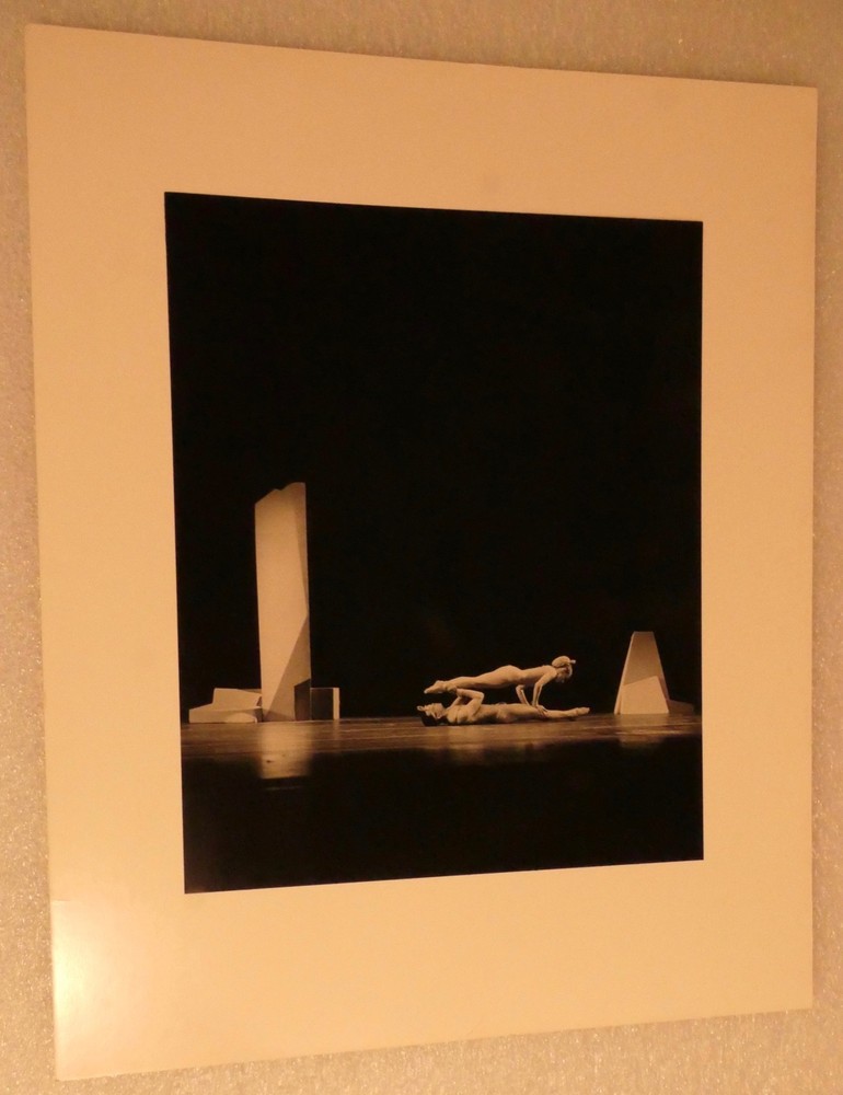 PHOTOGRAPH SIGNED BLACK AND WHITE IMAGE 1981 DANCE BALLET JOSEPH VIRGILIO