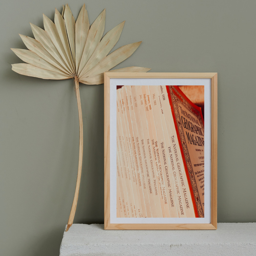 Book Lover Wall Art Print 5×7 – Library Photography Home Décor