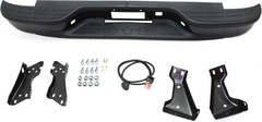 Rear Step Bumper Compatible with 1999-2005 Chevrolet Silverado 1500, Fits 1999-2